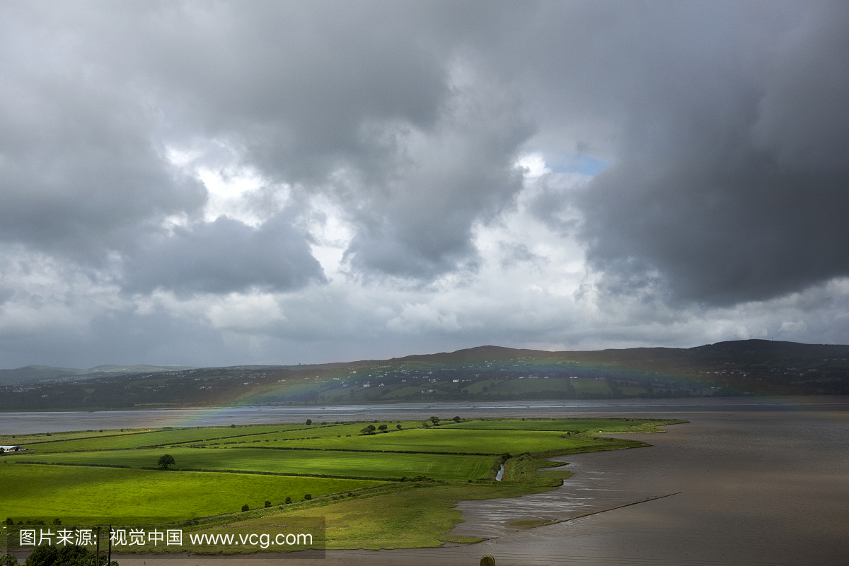 宁静,旅途,农业,自然