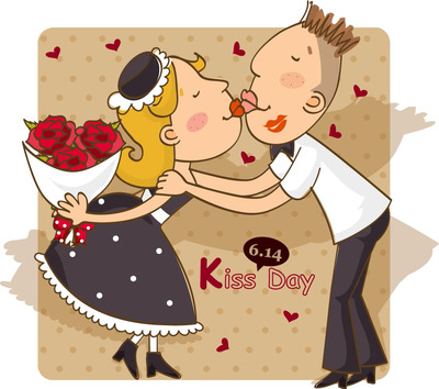 古装动漫情侣kiss