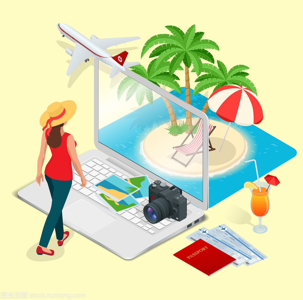 nline, planning a summer vacation. Travel air tic nline, planning a summer vacation. Travel air tic
