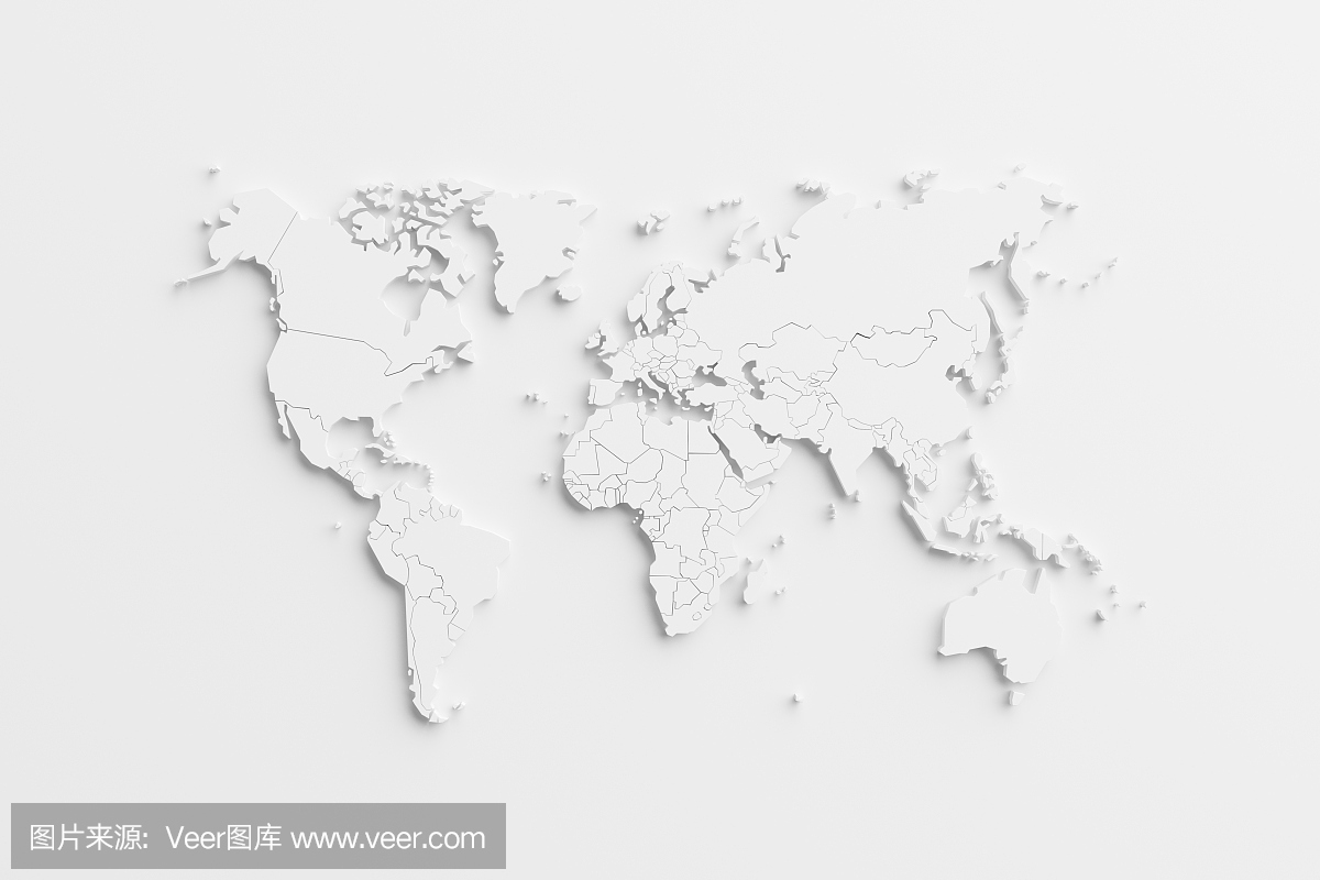 世界地图使用卡纸