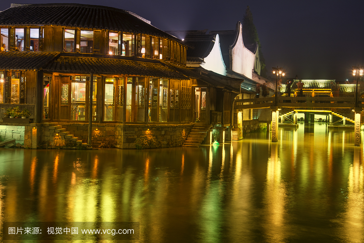 乌镇西栅夜晚