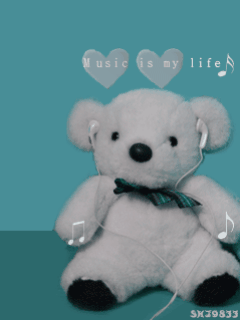 240x320可爱小熊动态手机壁纸下载-98kb