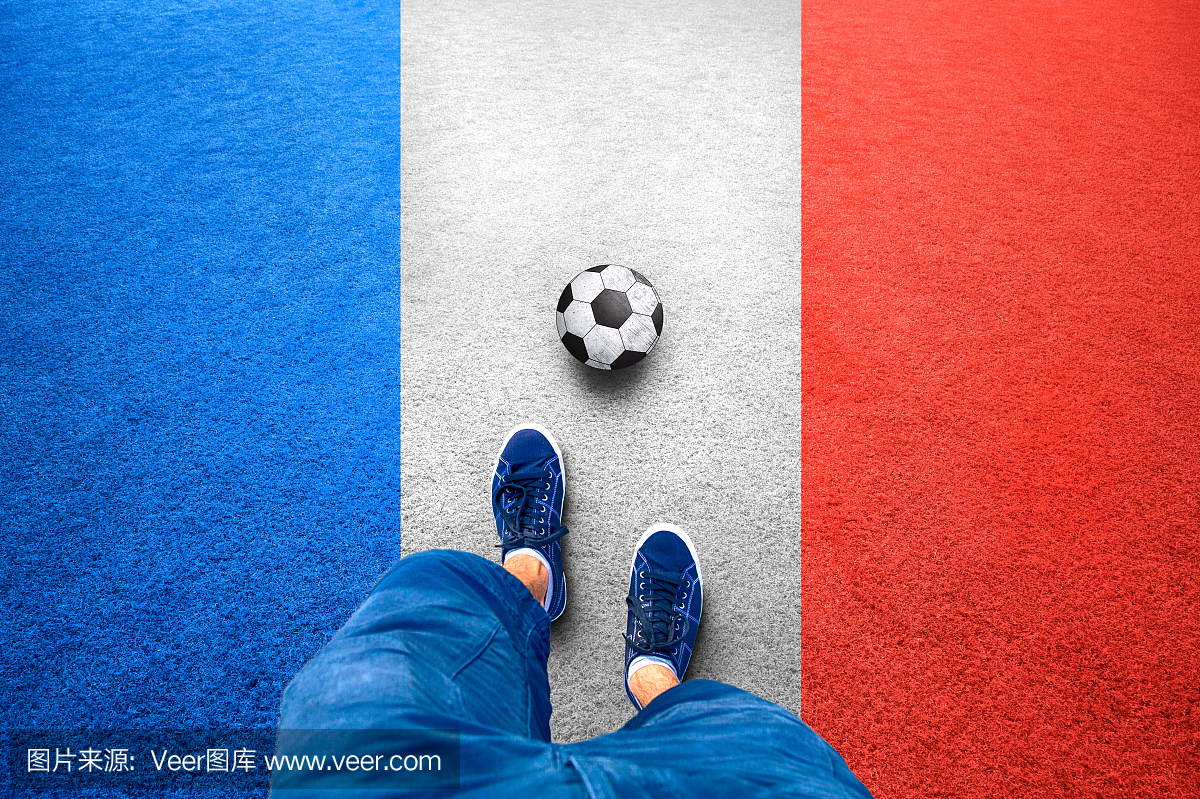 法国足球运动员与足球