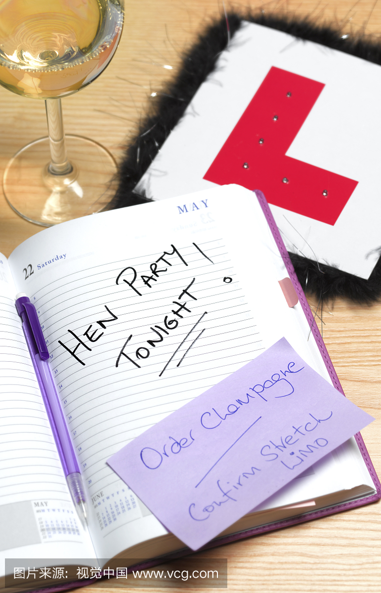 庆祝,任务清单,英文字母L,预期