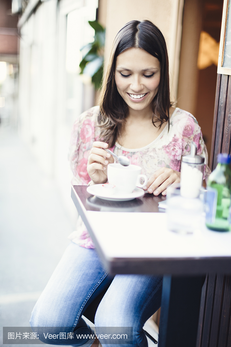 垂直画幅,美,拉美人和西班牙裔人,咖啡店