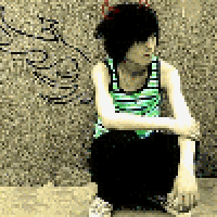 超拽个性qq情侣头像一男一女闪动的qq情侣头-81kb