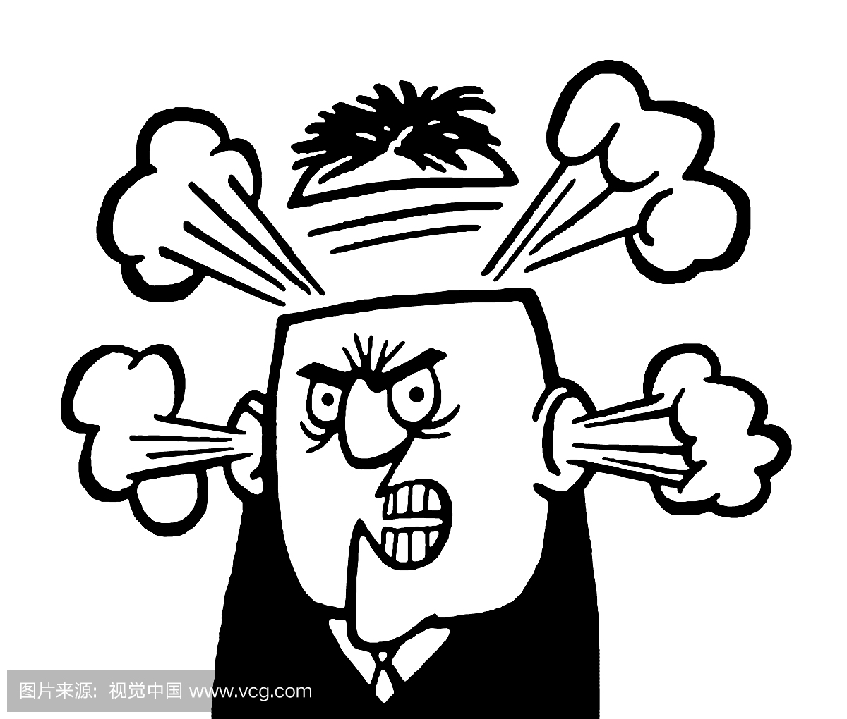 生气,怒气冲天,发脾气,上火