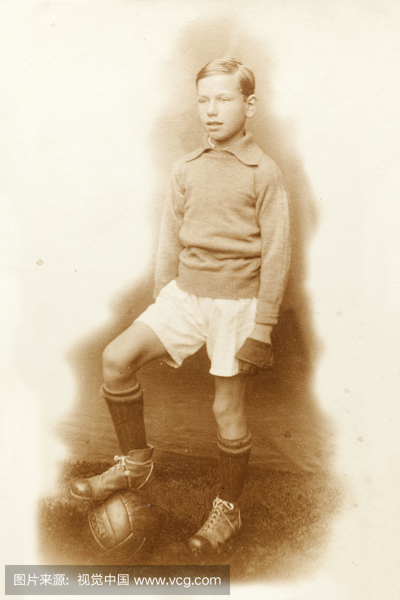1920年的足球员守门员