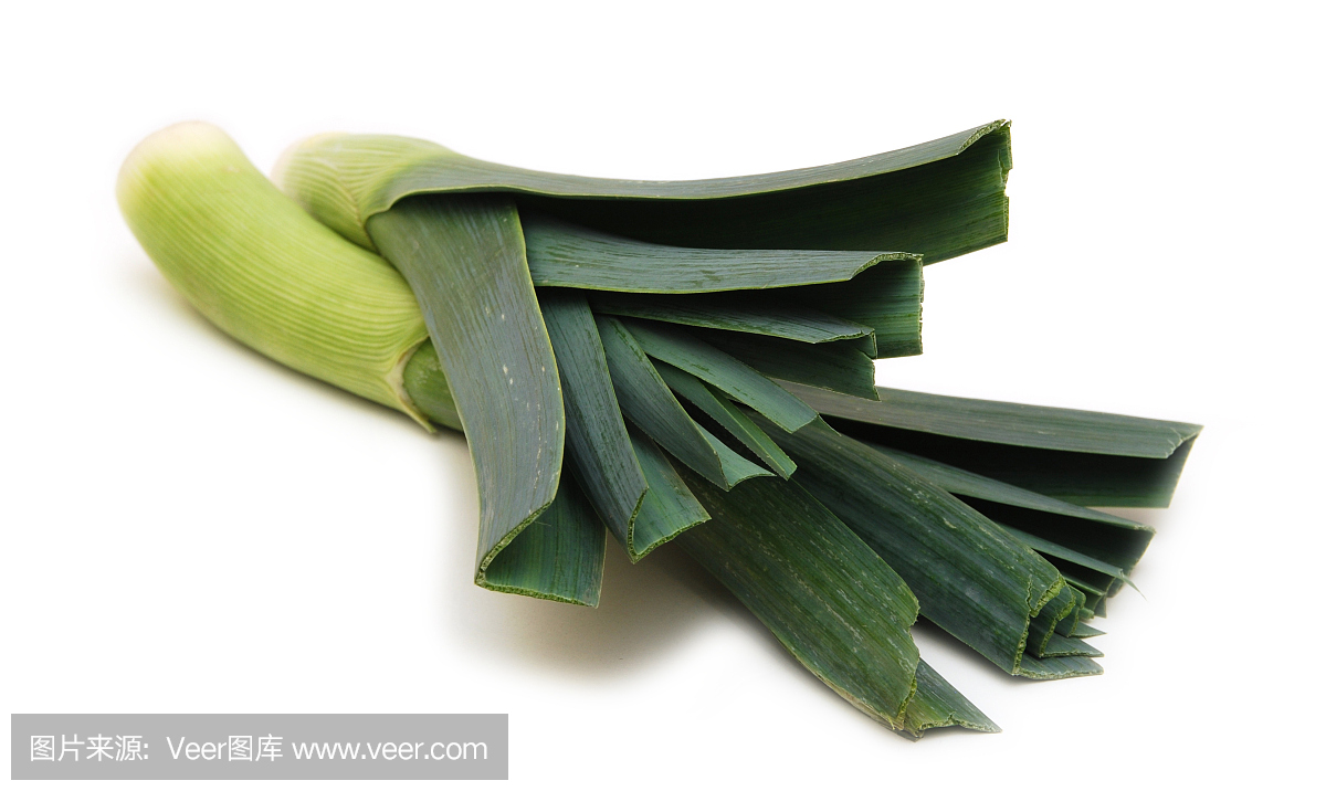 leek isolated