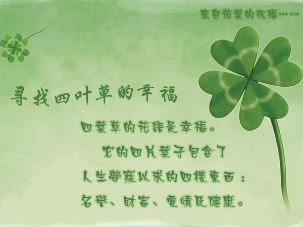 四叶草图案qq分组图片
