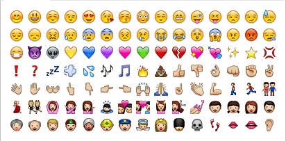 emoji表情符号,在外国的手机短信里面已经是很-61kb