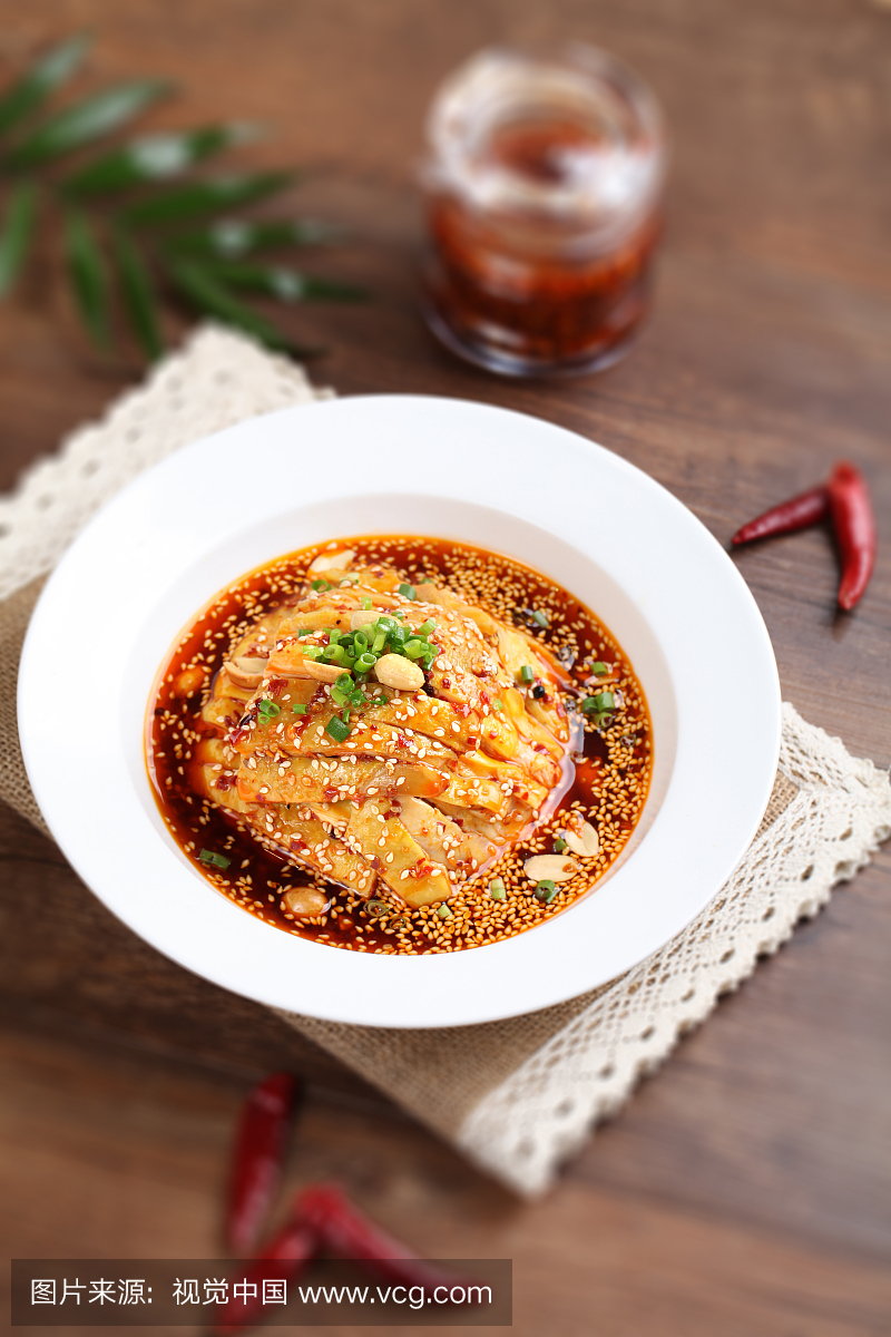 口水鸡,酸辣口水鸡,四川菜,川菜