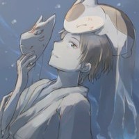 qq头像二次元男生狐