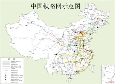 中国铁路分布图高清