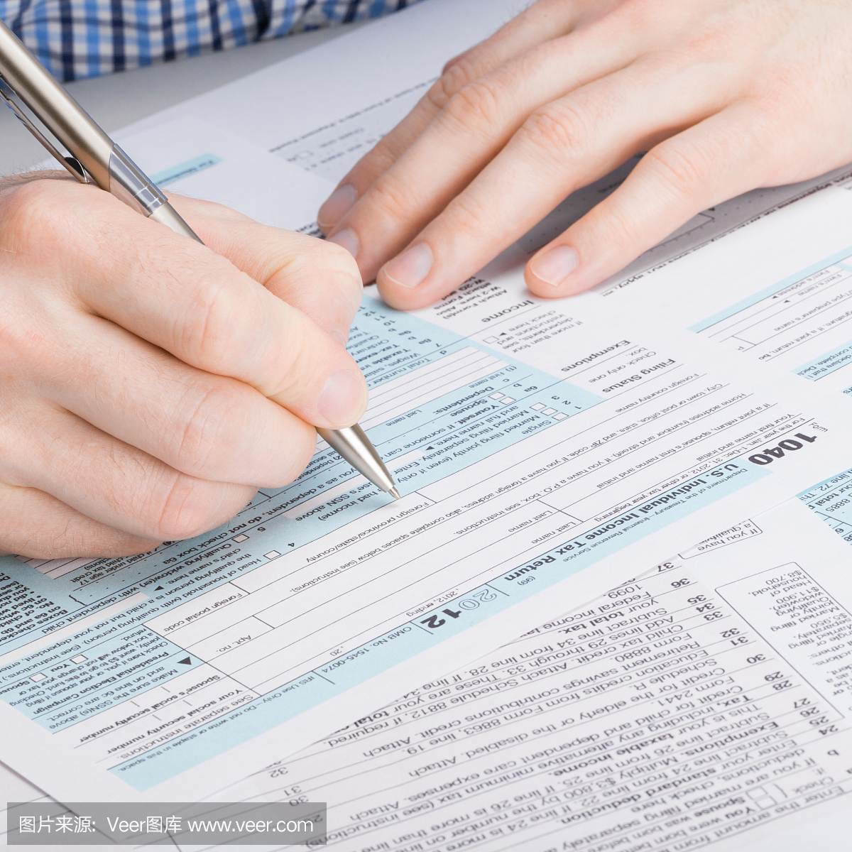 美国1040税表 - 1比1