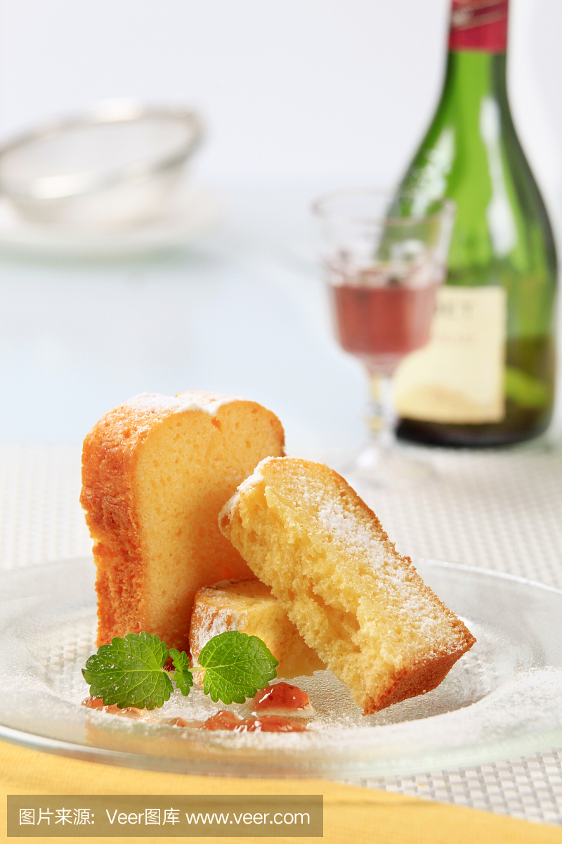 柠檬蛋糕,柠檬蛋糕片,柠檬糕,柠檬糕点