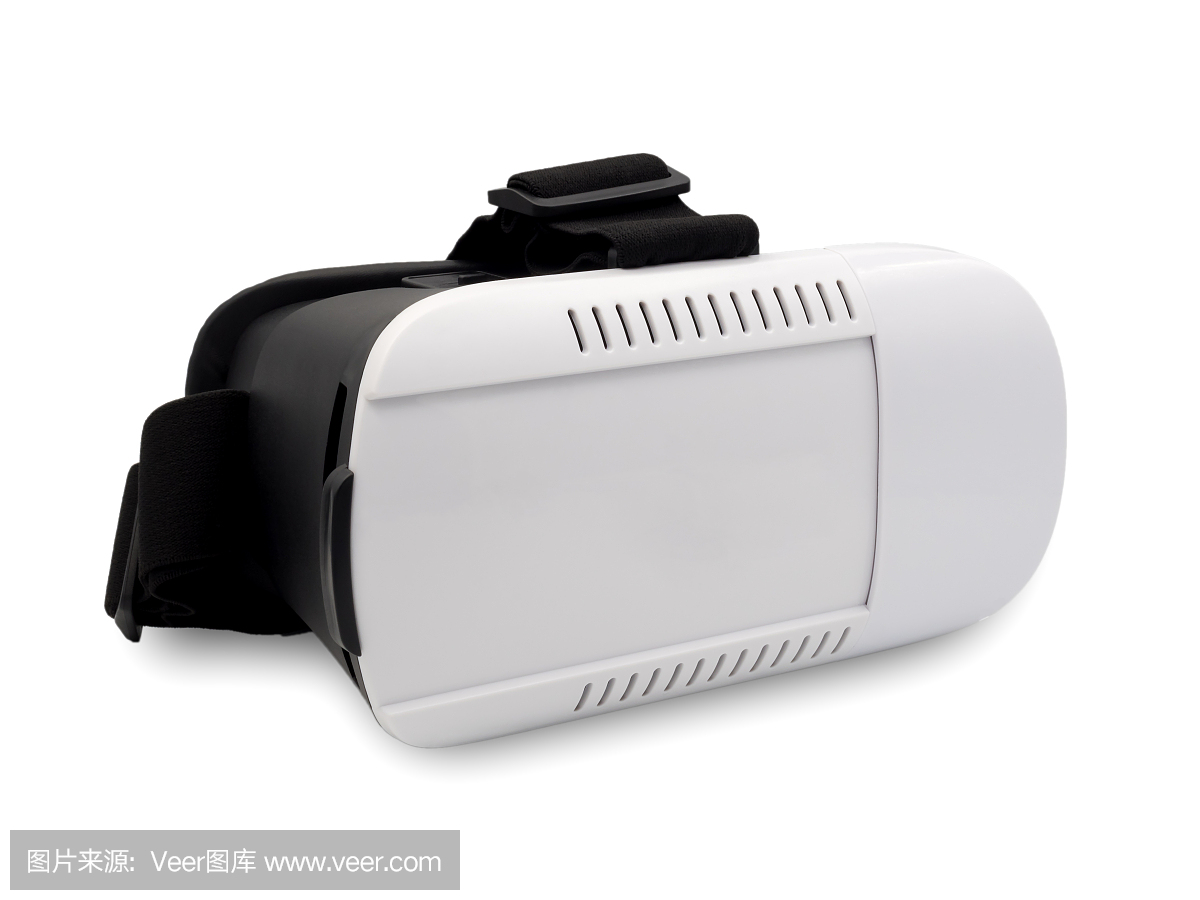 Virtual Reality Headset (VR Box) on white back