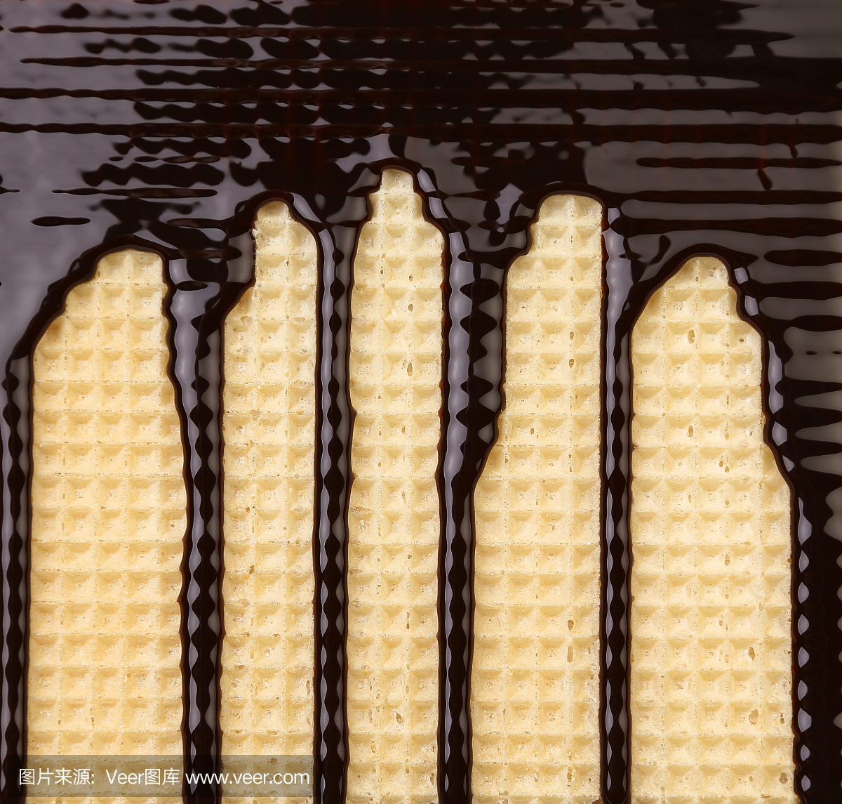 晶圆背景流巧克力