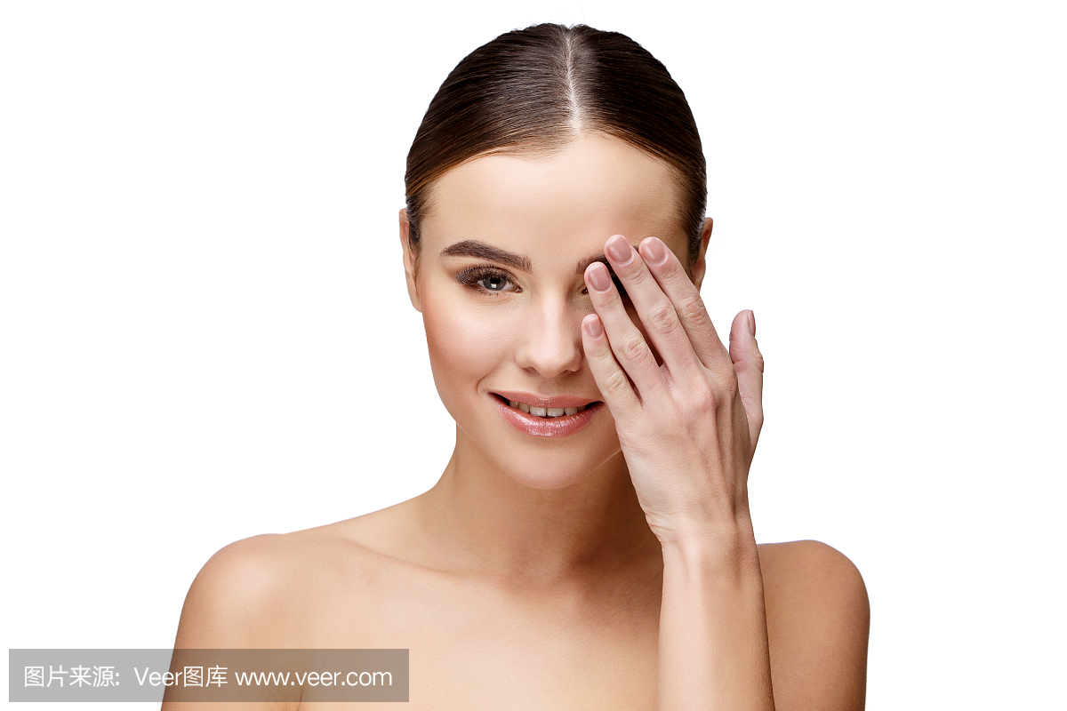 正面视角,青少年,美容,SPA美容