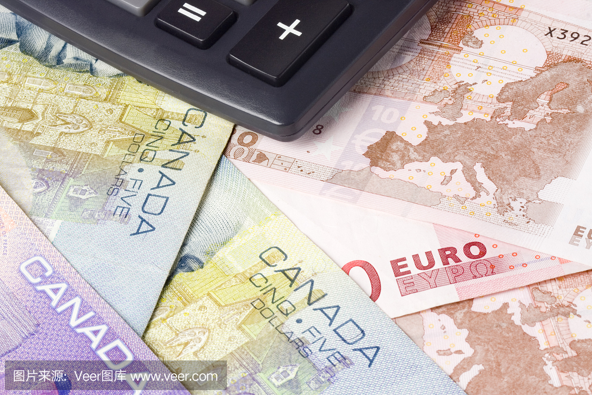 外汇 - 加拿大和欧元货币对与计算器