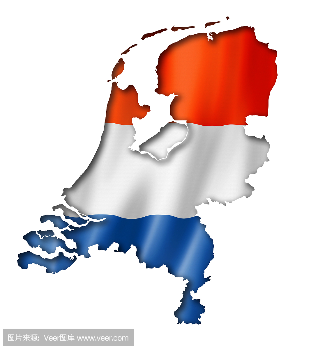 荷兰国旗地图