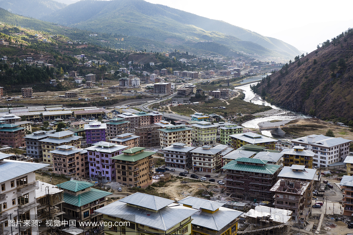 首都和最大的不丹城市廷布镇。