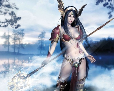 3d网游美女角色壁纸