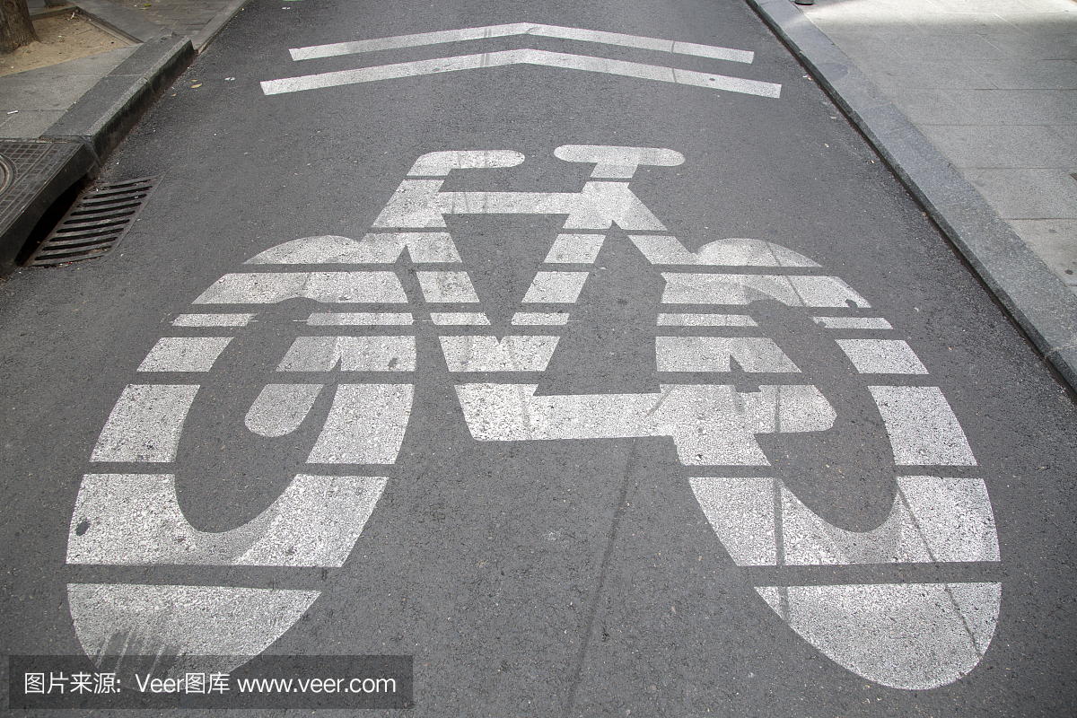 脚踏车,符号,安全的,交通
