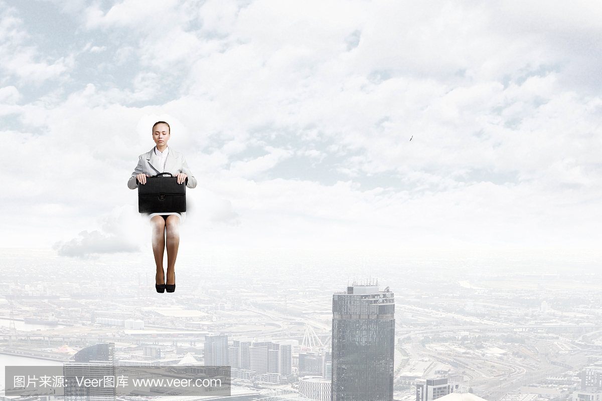 女人,天堂,宁静,冥想