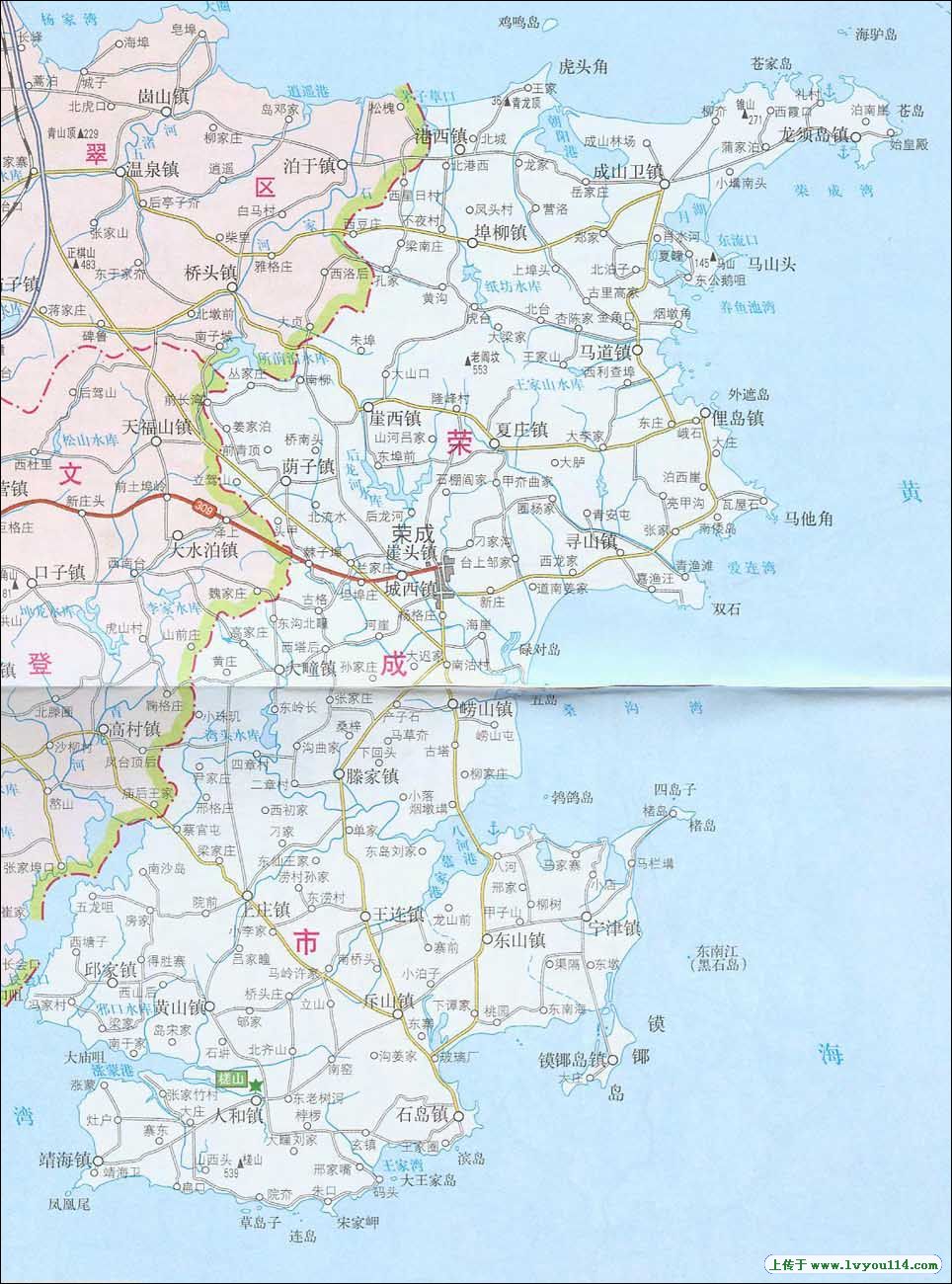 威海市地图高清版 上一篇 下一篇 济南 青岛 泰安 淄博 枣庄.图片