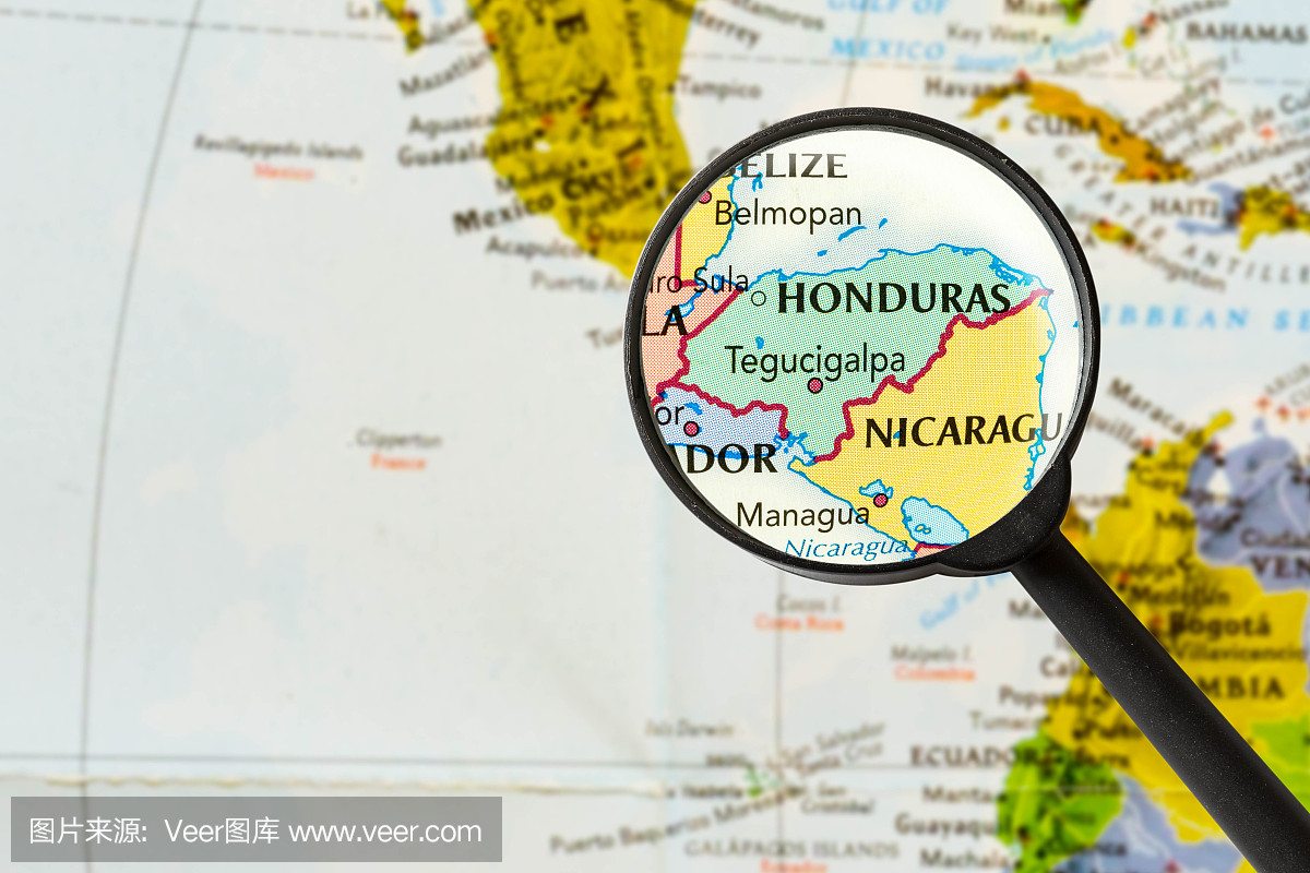 洪都拉斯共和国地图