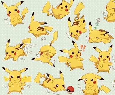 大黄老鼠皮卡丘壁纸 经典动漫人物回忆(4)-192kb