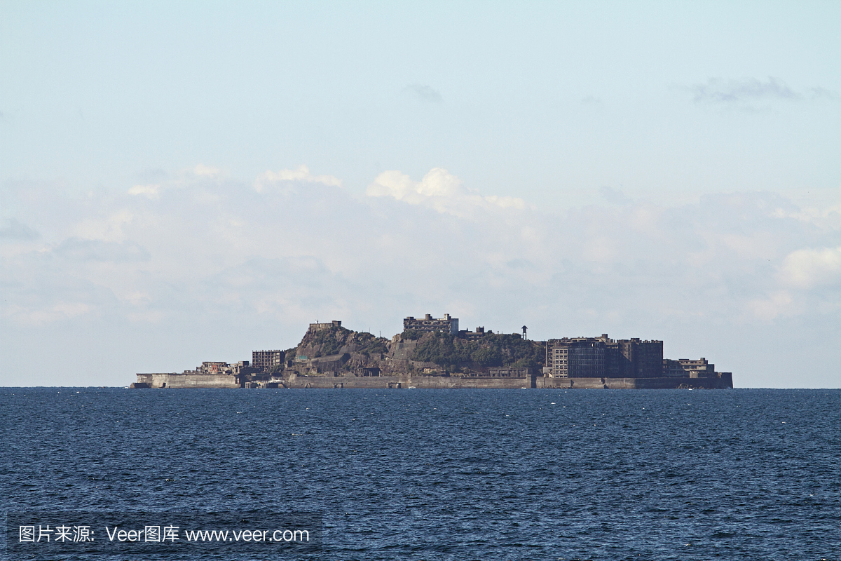 日本长崎的甘南岛(战舰岛)