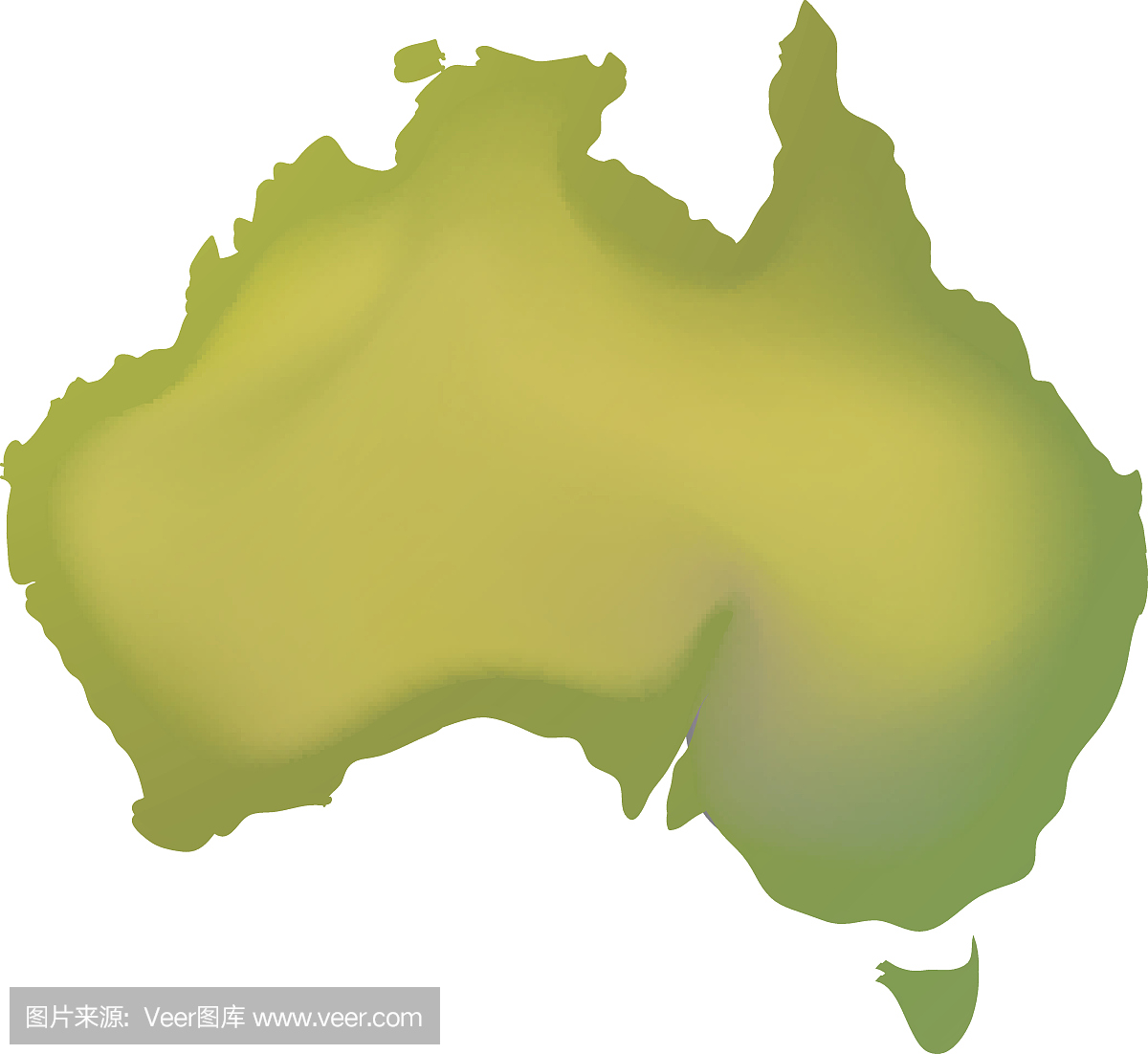 澳大利亚地理地图
