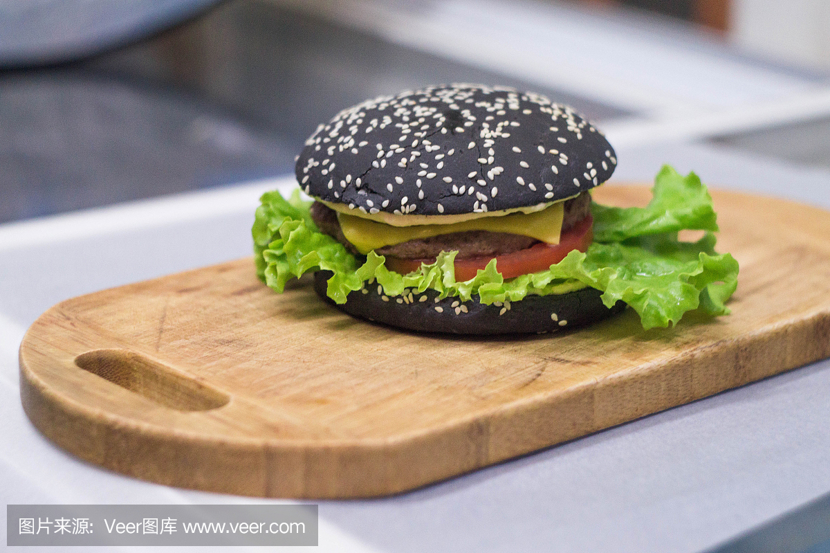 牛肉汉堡,牛肉饼,汉堡牛肉饼,汉堡包