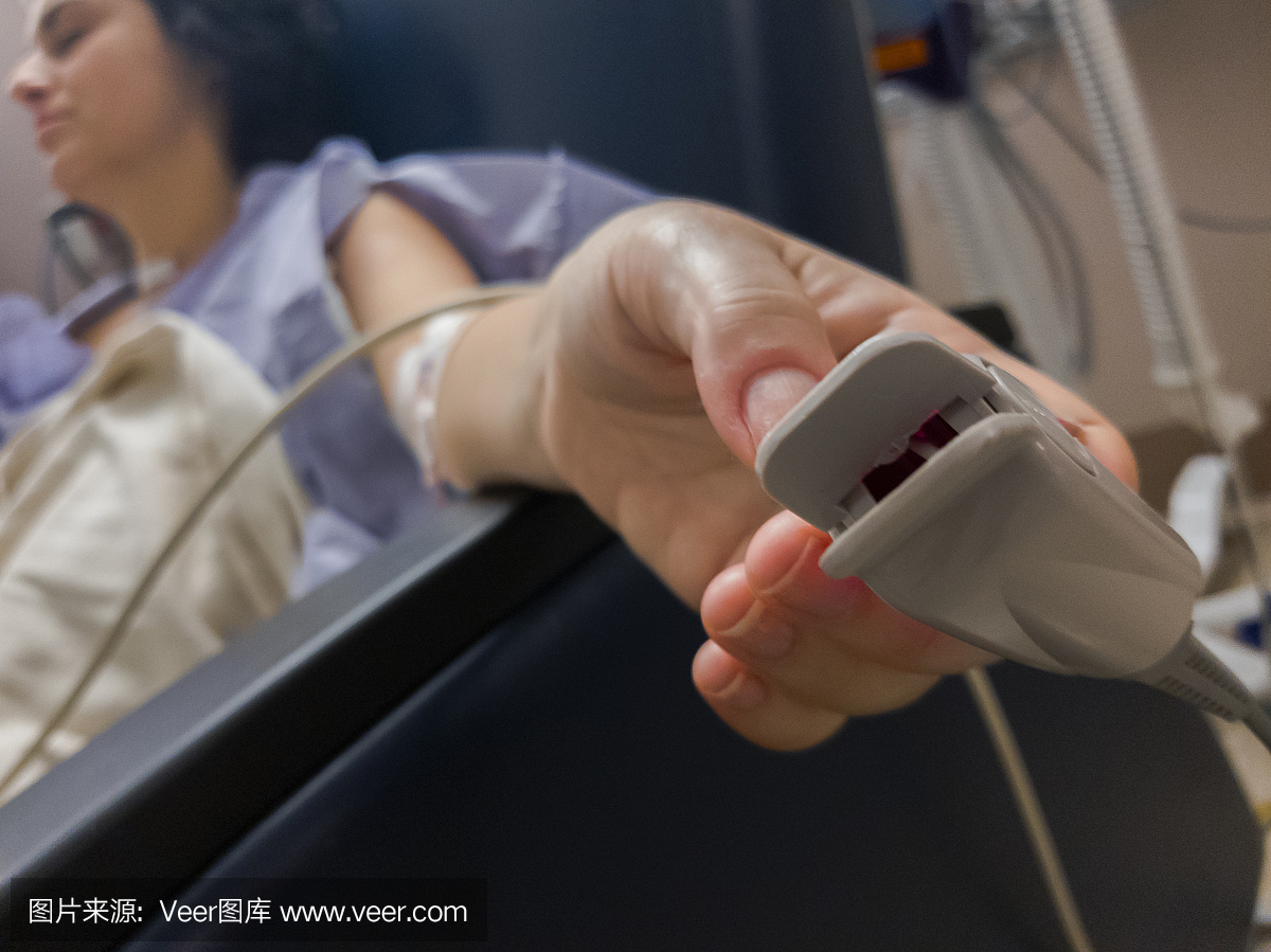 脉搏血氧仪 - 血氧仪水平测量装置 - 在术后妇女