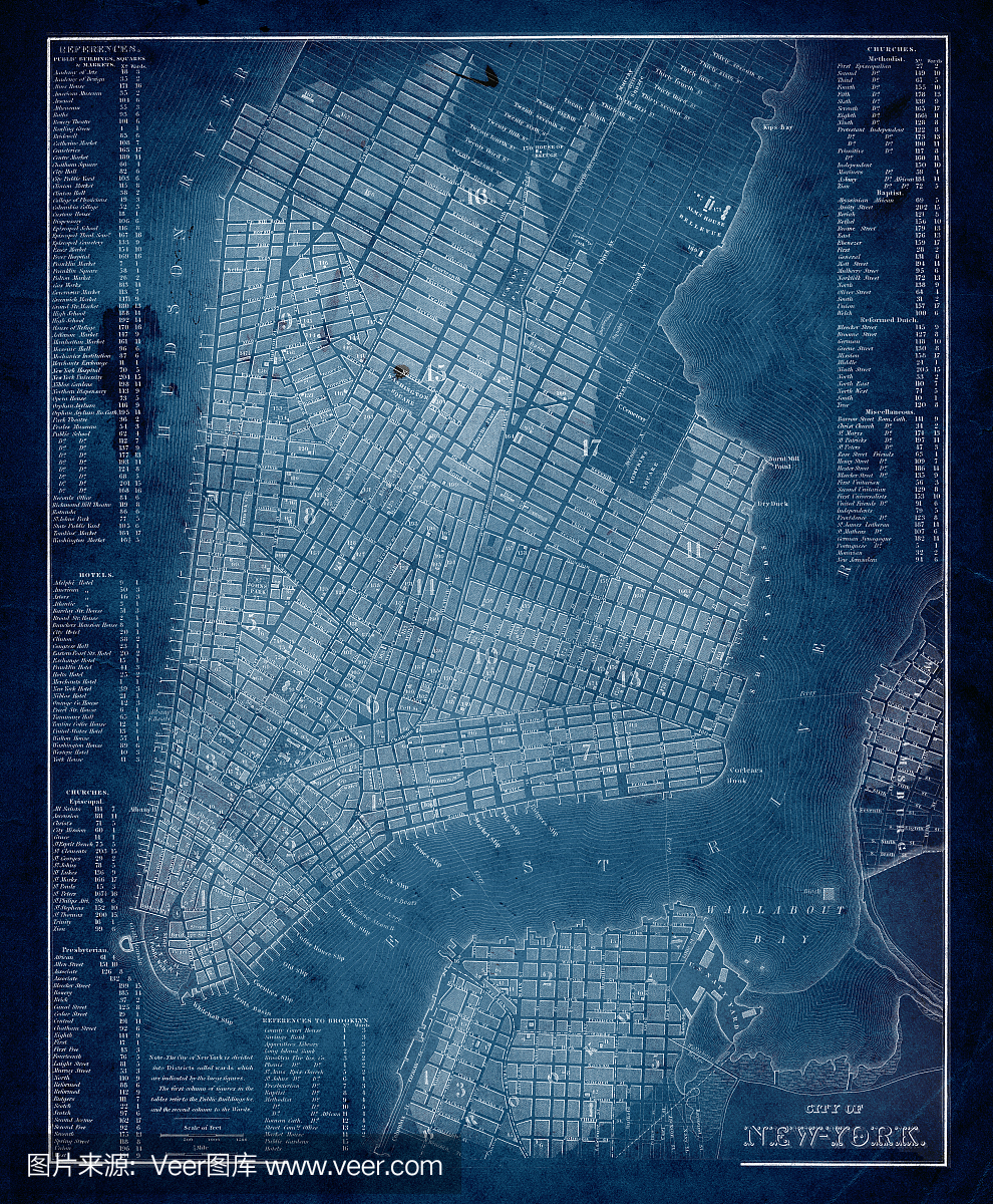 纽约市地图1846