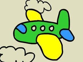 飞机画大全 儿童画飞机画-10kb