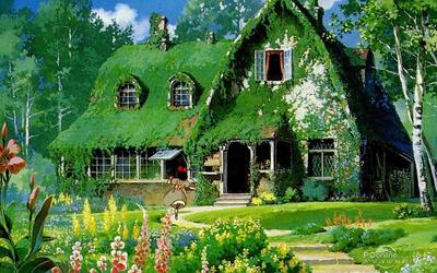 宫崎骏动漫场景壁纸