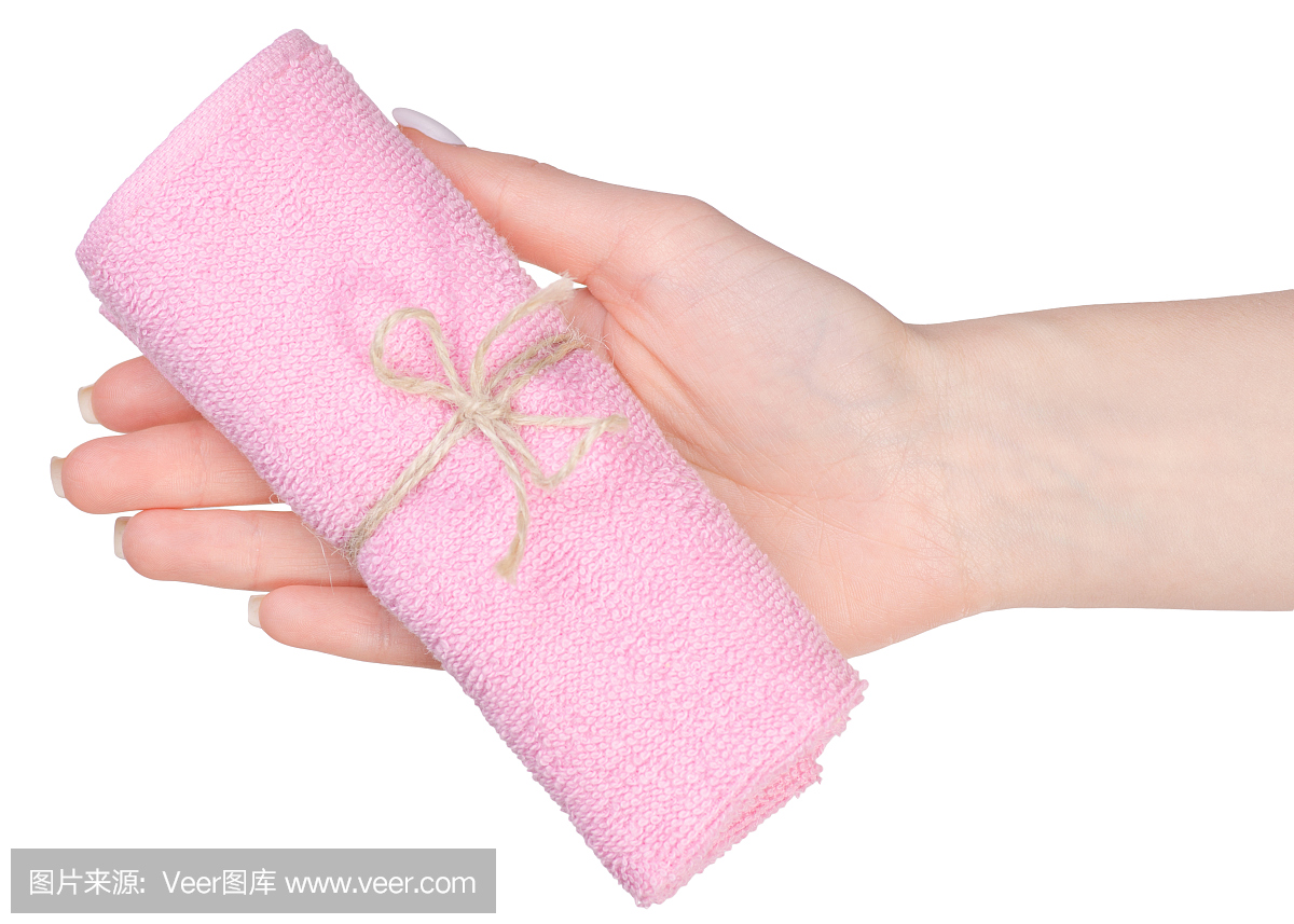 一次性可折叠毛巾一次性美容spa手中