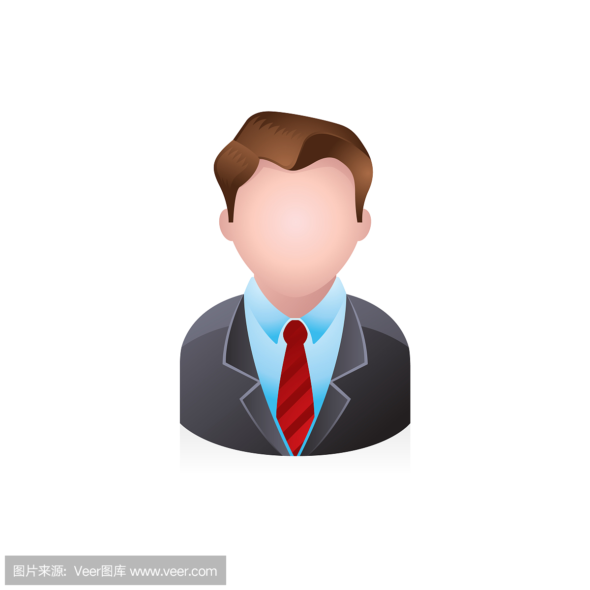 人头像图标 - 商人