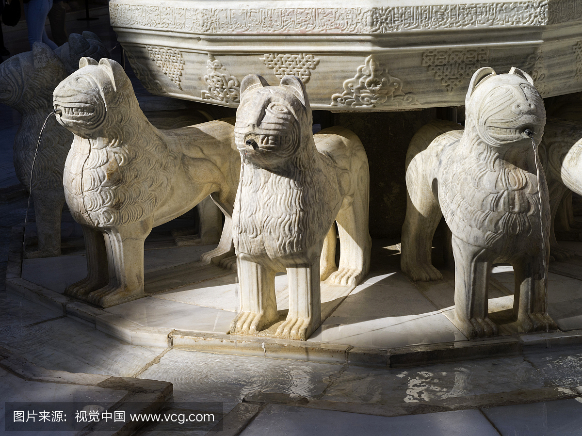 欧洲,西班牙,大理石,流水