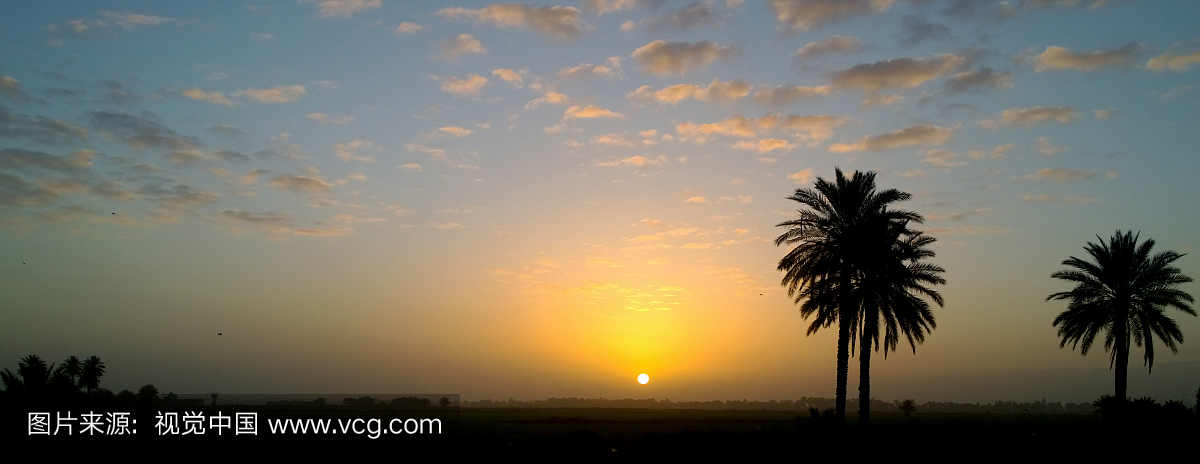 日出在伊拉克的农村