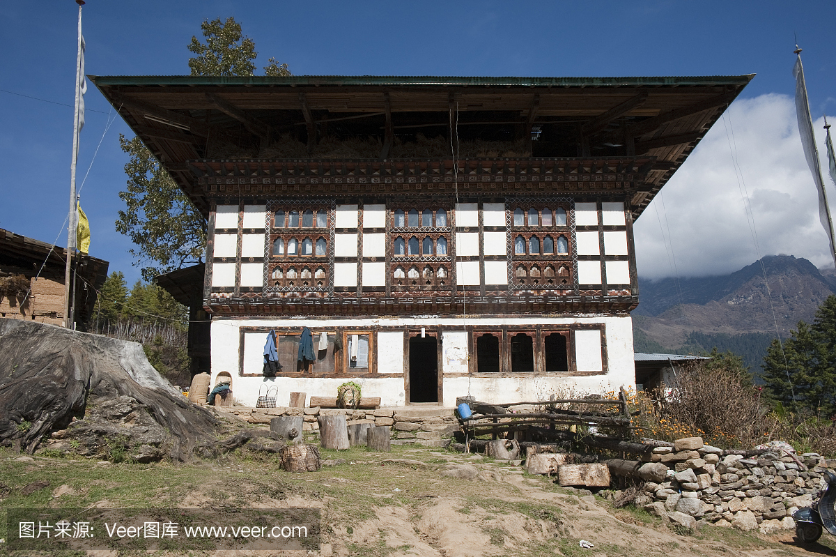 不丹,不丹王国,摄影,水平画幅