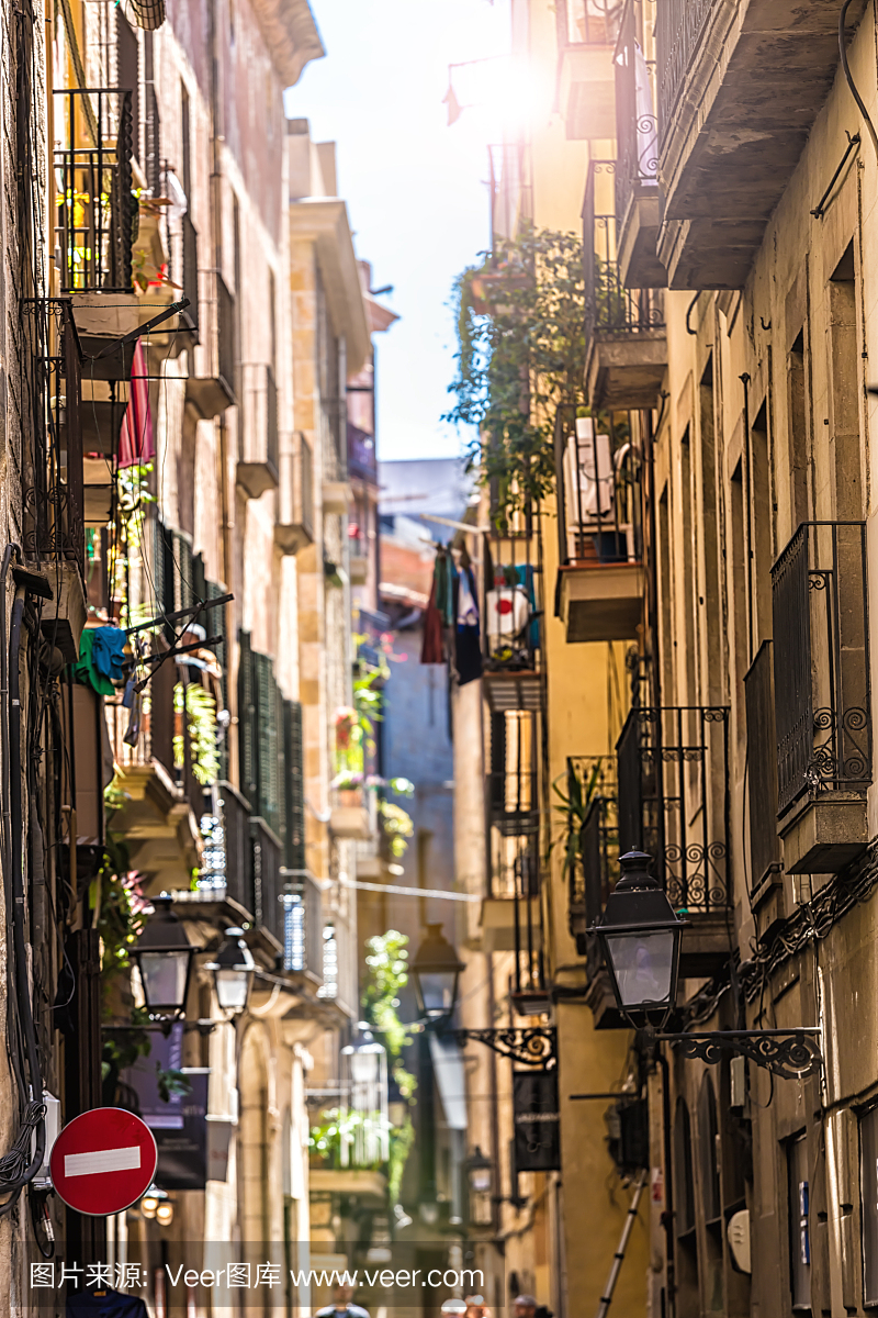巴塞罗那旧城区巴里戈尔奇