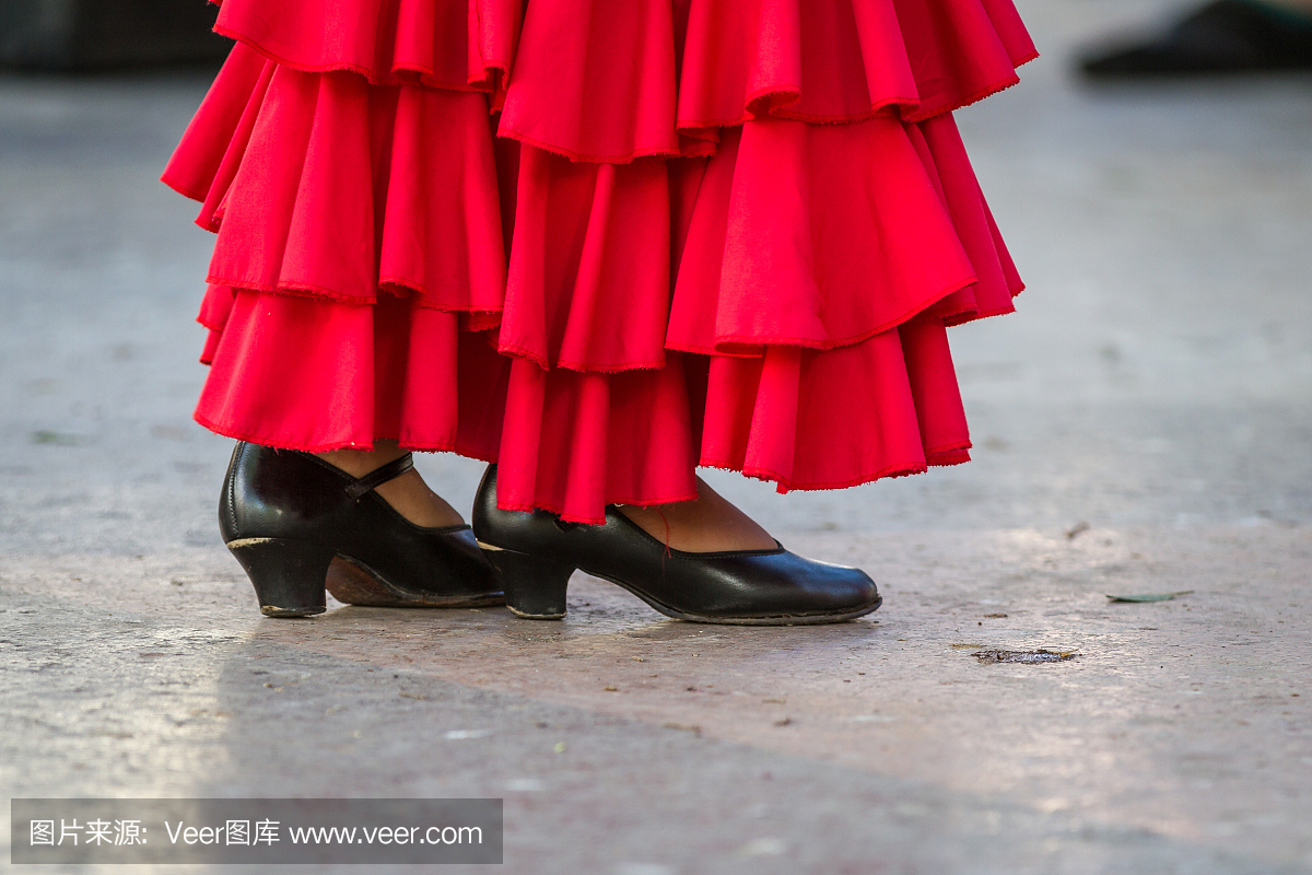 传统,一个人,鞋子,西班牙文化