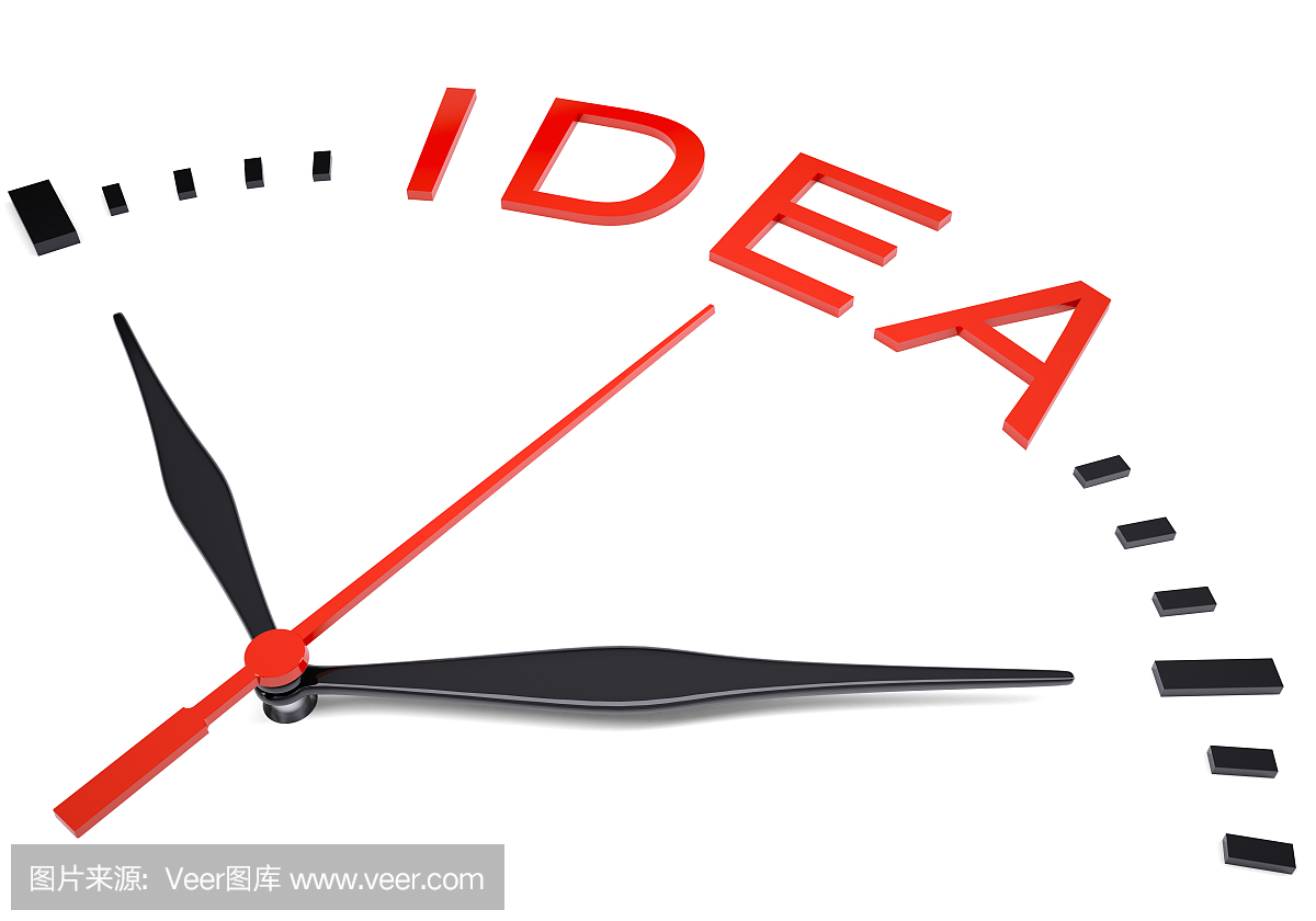 时钟与单词想法