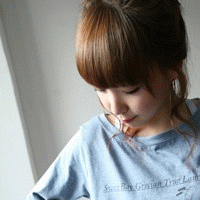 qq头像女生动态闪图