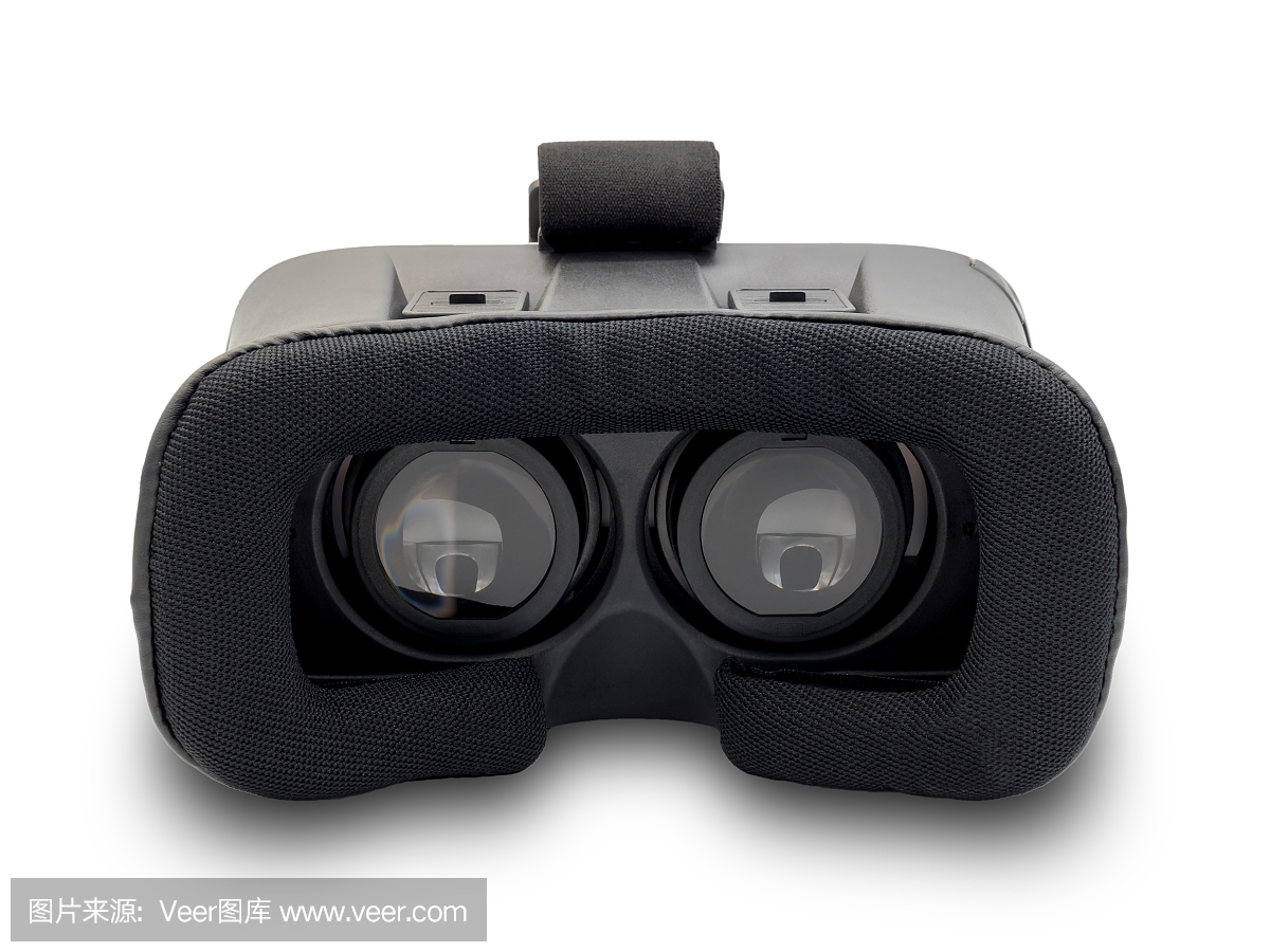Virtual Reality Headset (VR Box) on white back