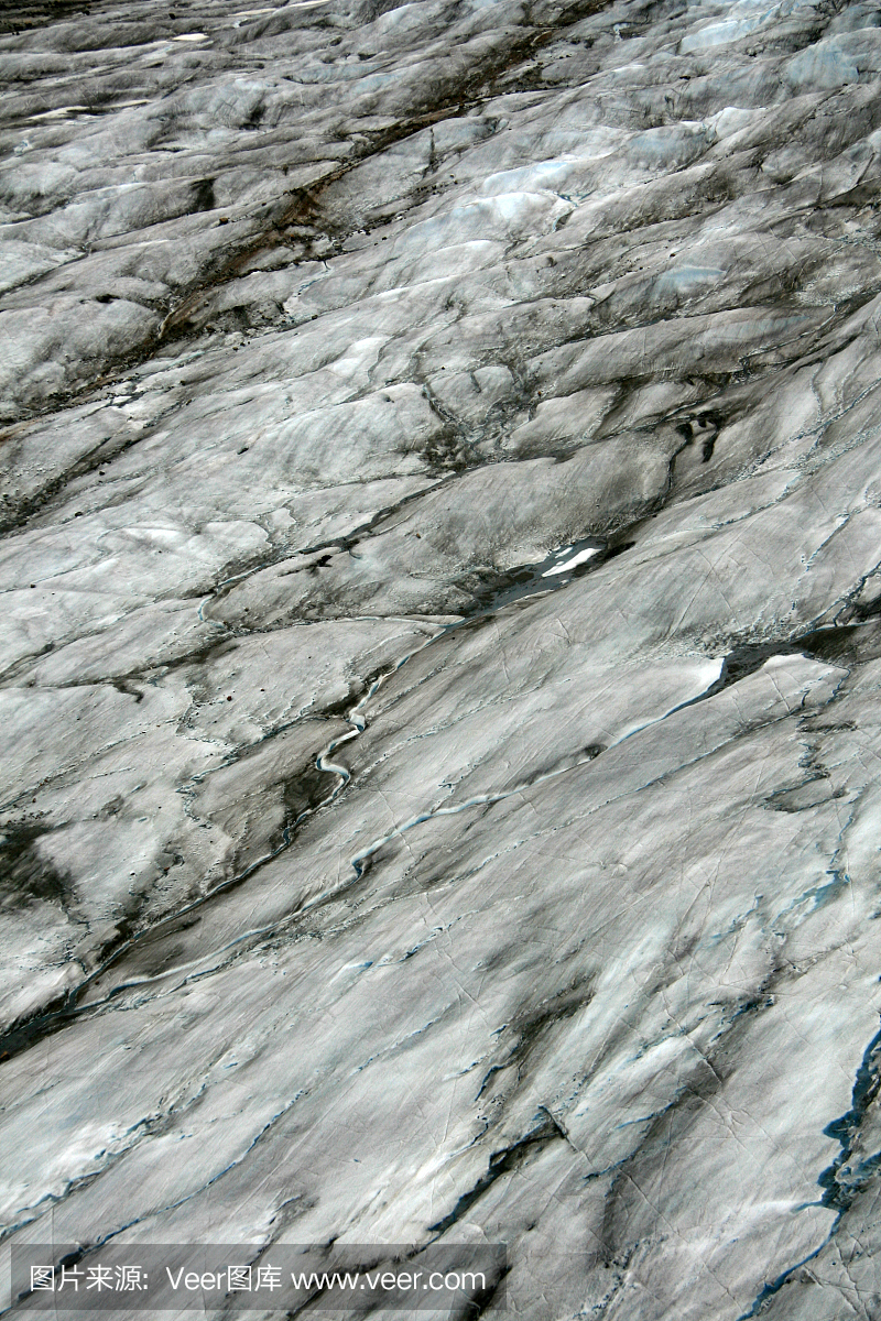 直升机飞行在Mendenhall冰川,Skaguay,阿拉斯